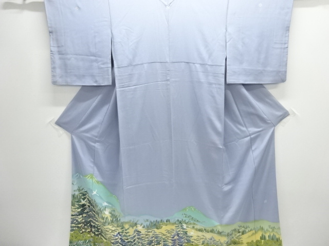 JAPANESE KIMONO / IRO-TOMESODE / YUZEN / PINE